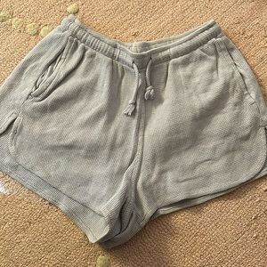 Brandy Melville waffle sleep shorts
